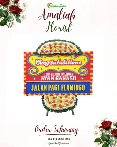 Bunga Papan Congratulation di Yayasan Kasimo (layanan Kedukaan)